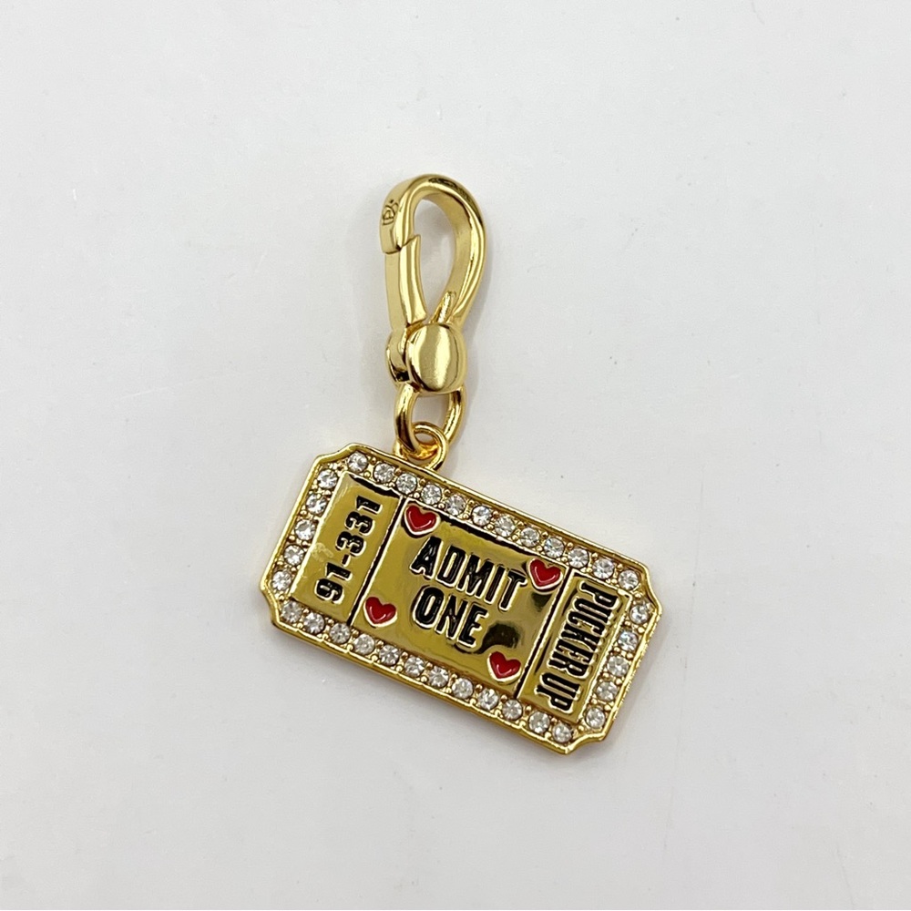 Juicy Couture movie ticket charm